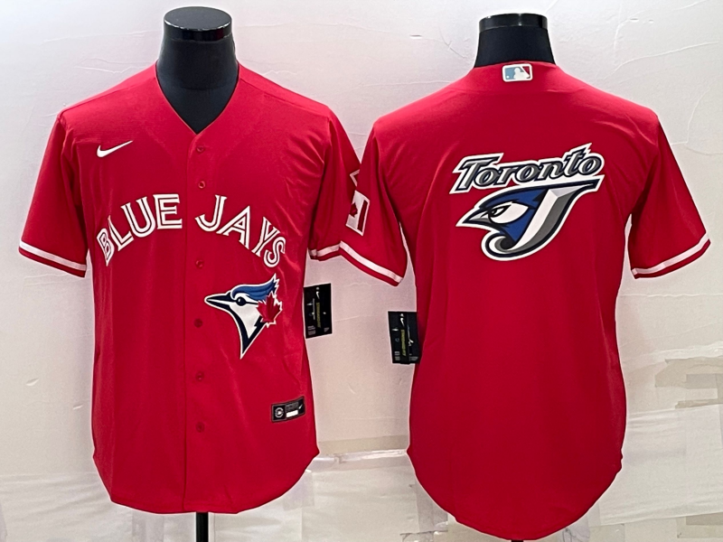 Men's Toronto Blue Jays Red Replica Player Jersey1