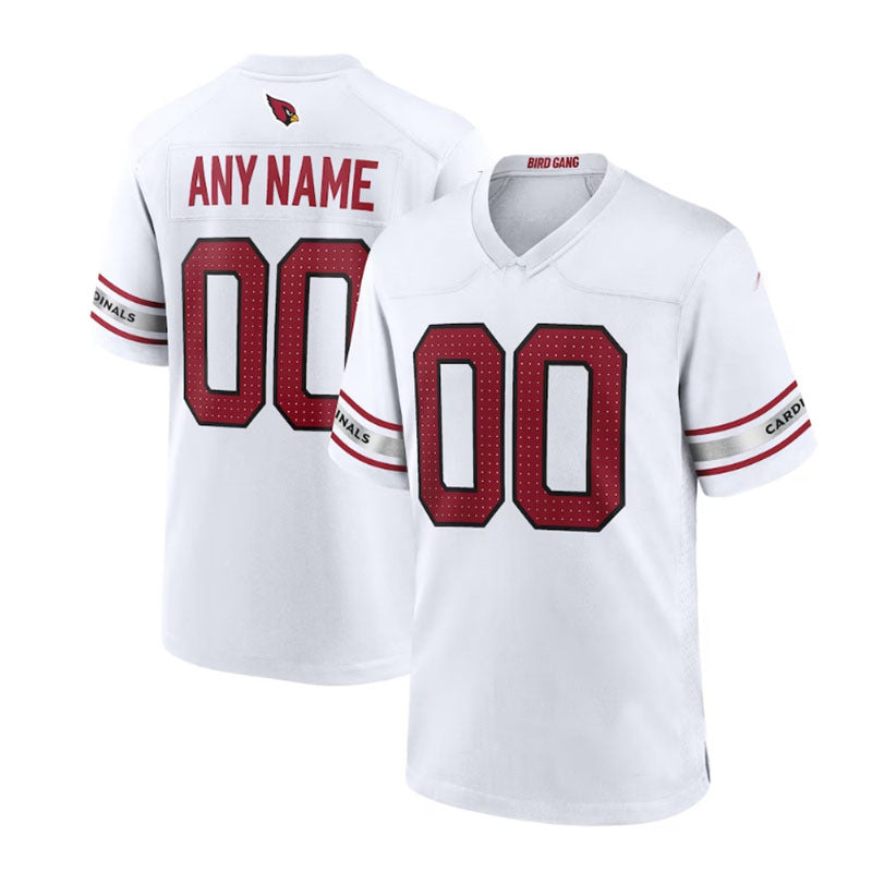Custom1 Arizona Cardinals Game Jersey1 - White Stitched American Football Jerseys
