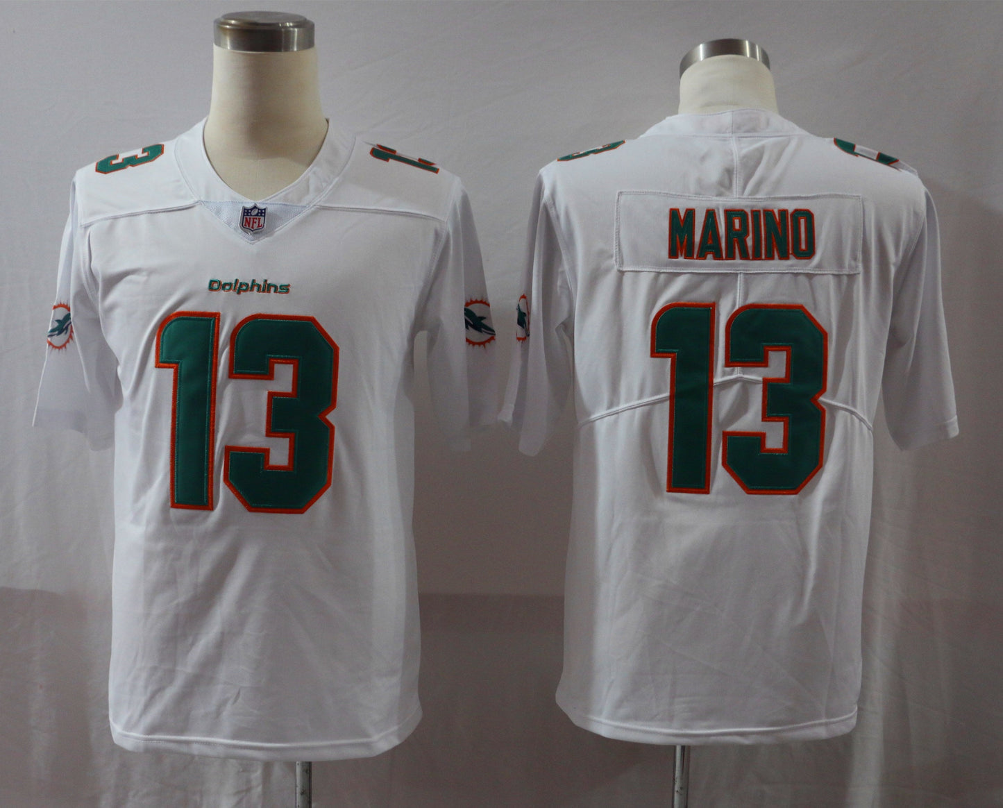 Men's Miami Dolphins Dan Marino #13 White Game Jersey1