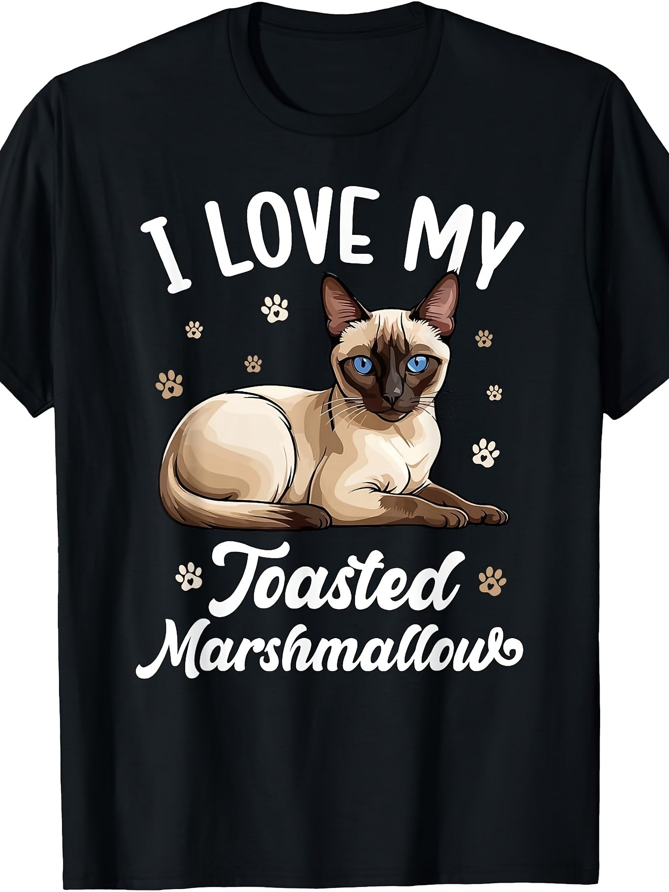 I Love My Siamese Cat Owner Siamese Lover T-Shirt