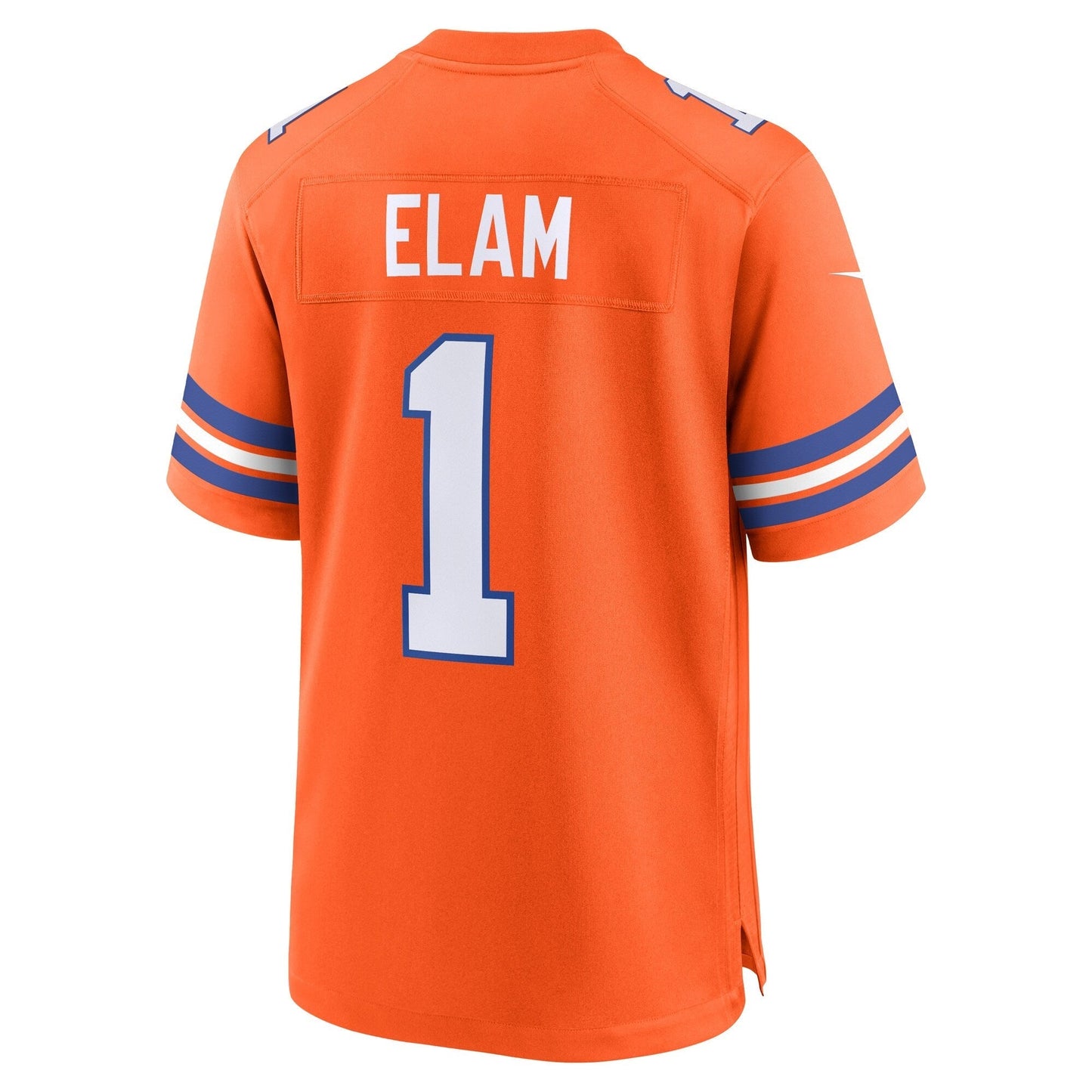 Jason Elam Denver Broncos Nike Mile High Collection 1977 Throwback Retired Game Jersey - Orange