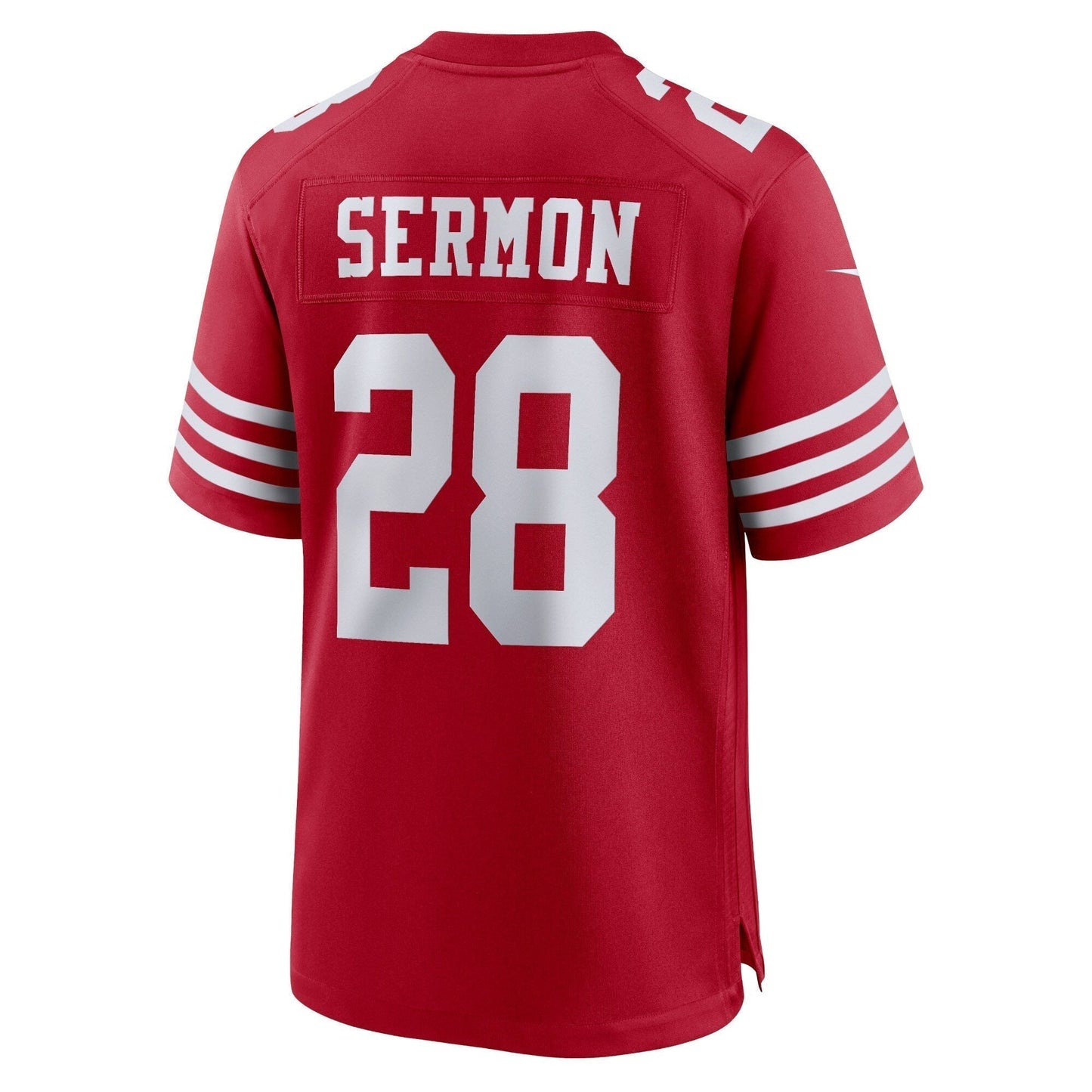 Trey Sermon San Francisco 49ers Nike Game Jersey - Scarlet