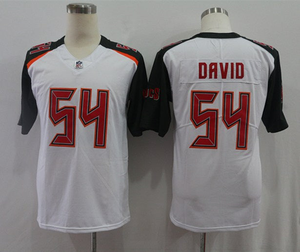 Men's Tampa Bay Buccaneers Lavonte David #54 White Game Jersey1