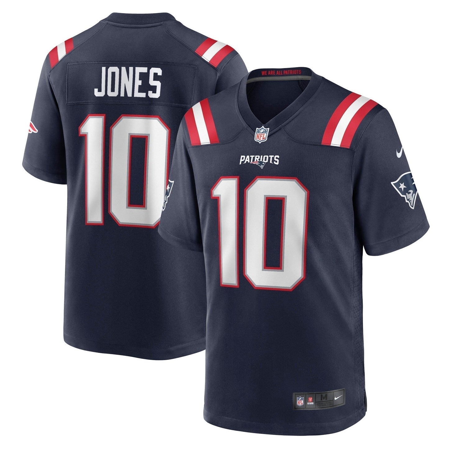 Mac Jones New England Patriots Nike   Game Jersey - Navy
