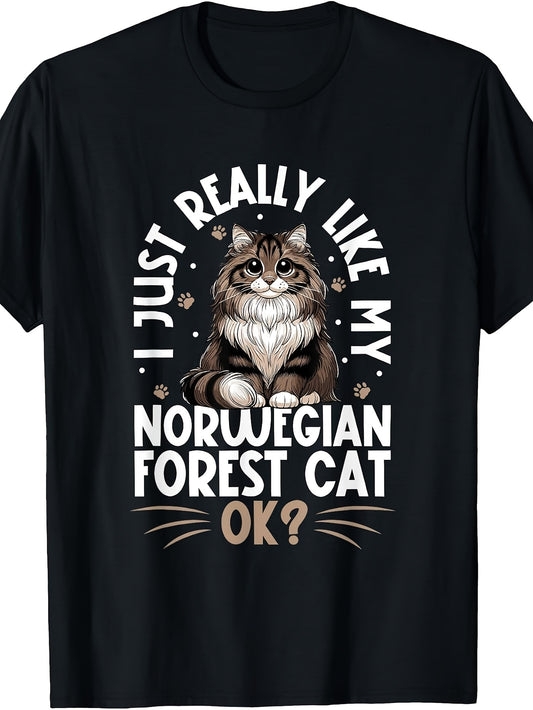 I Really Like My Norwegian Forest Cat T-Shirt