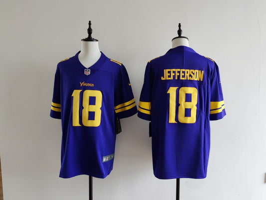 Men's Minnesota Vikings Justin Jefferson Nike Jersey -  Purple