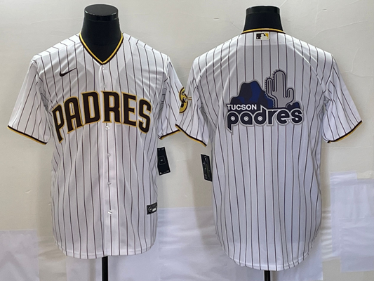 Men's San Diego Padres White Home Replica Team Jersey1