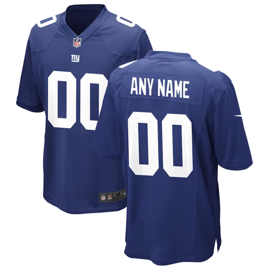 Custom1 New York Giants Royal Game Jersey1