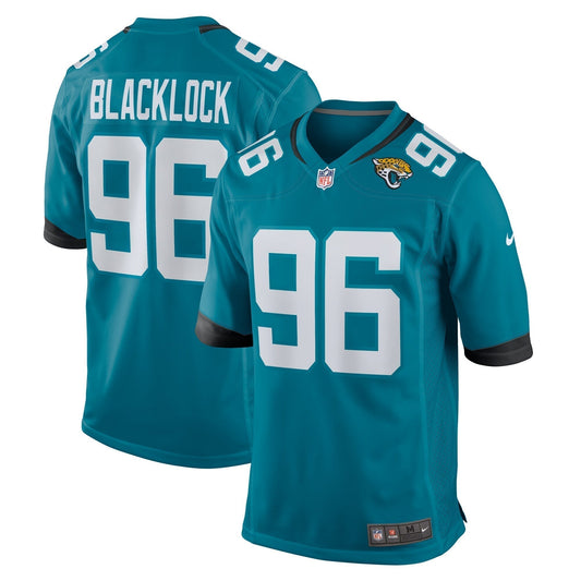 Ross Blacklock Jacksonville Jaguars Nike Team Game Jersey -  Teal
