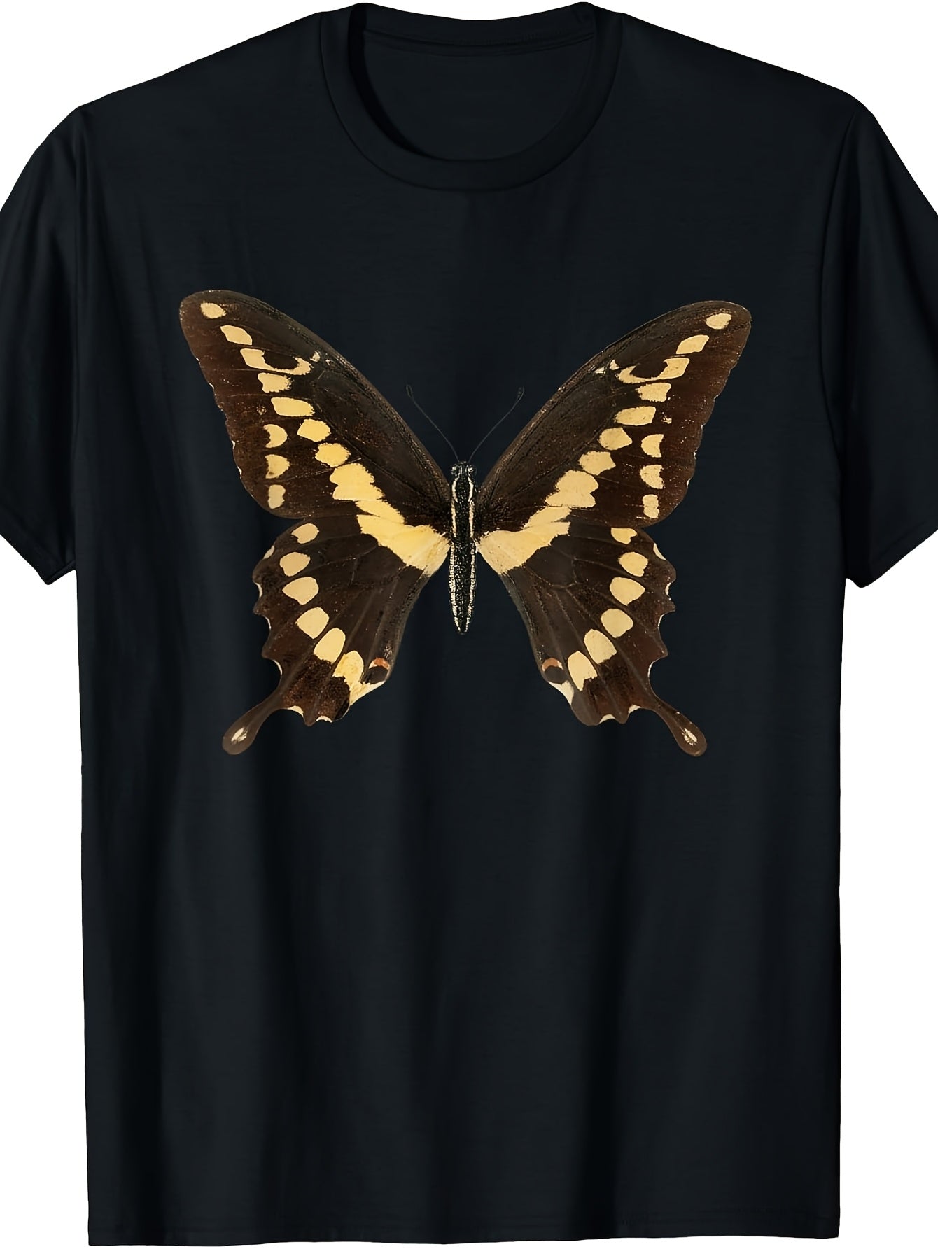 Natural Science Vintage Illustration - Swallowtail Butterfly T-Shirt