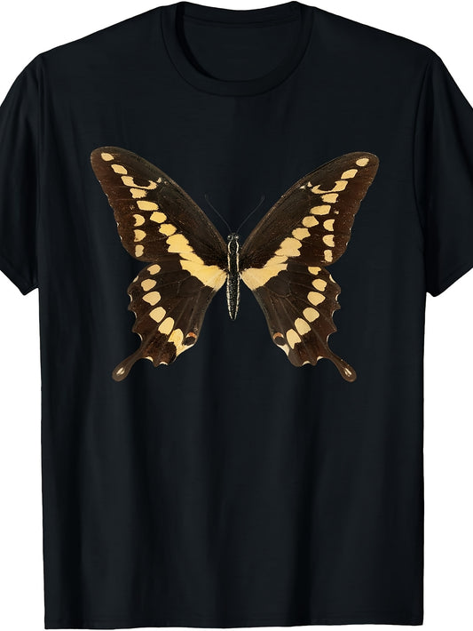 Natural Science Vintage Illustration - Swallowtail Butterfly T-Shirt