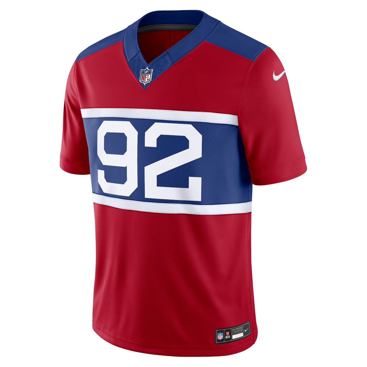 Michael Strahan New York Giants Nike Alternate Vapor F.U.S.E. Retired   Limited Jersey - Century Red