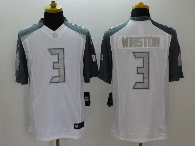 Men's Tampa Bay Buccaneers Jameis Winston #3 White Game Jersey1