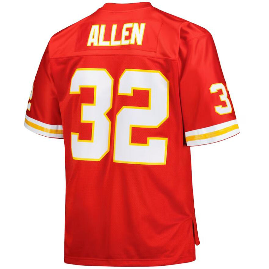 KC.Chiefs #32 Nick Bolton Player  Red Big & Tall 1994 Retired Player Replica Football Jerseys