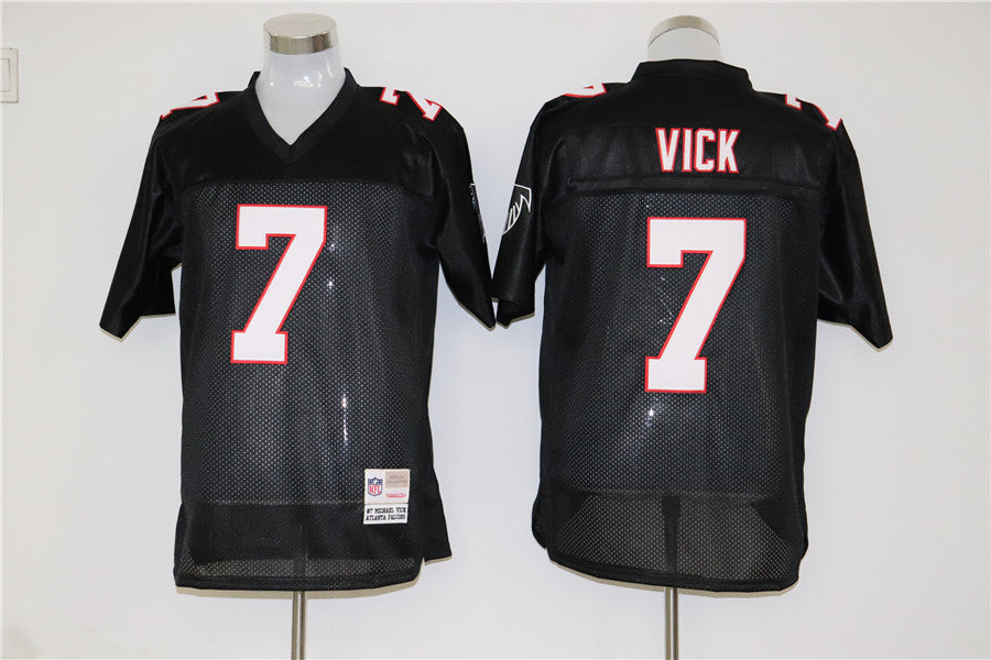 Men's Atlanta Falcons Michael Vick  Black Legacy Replica Jersey1