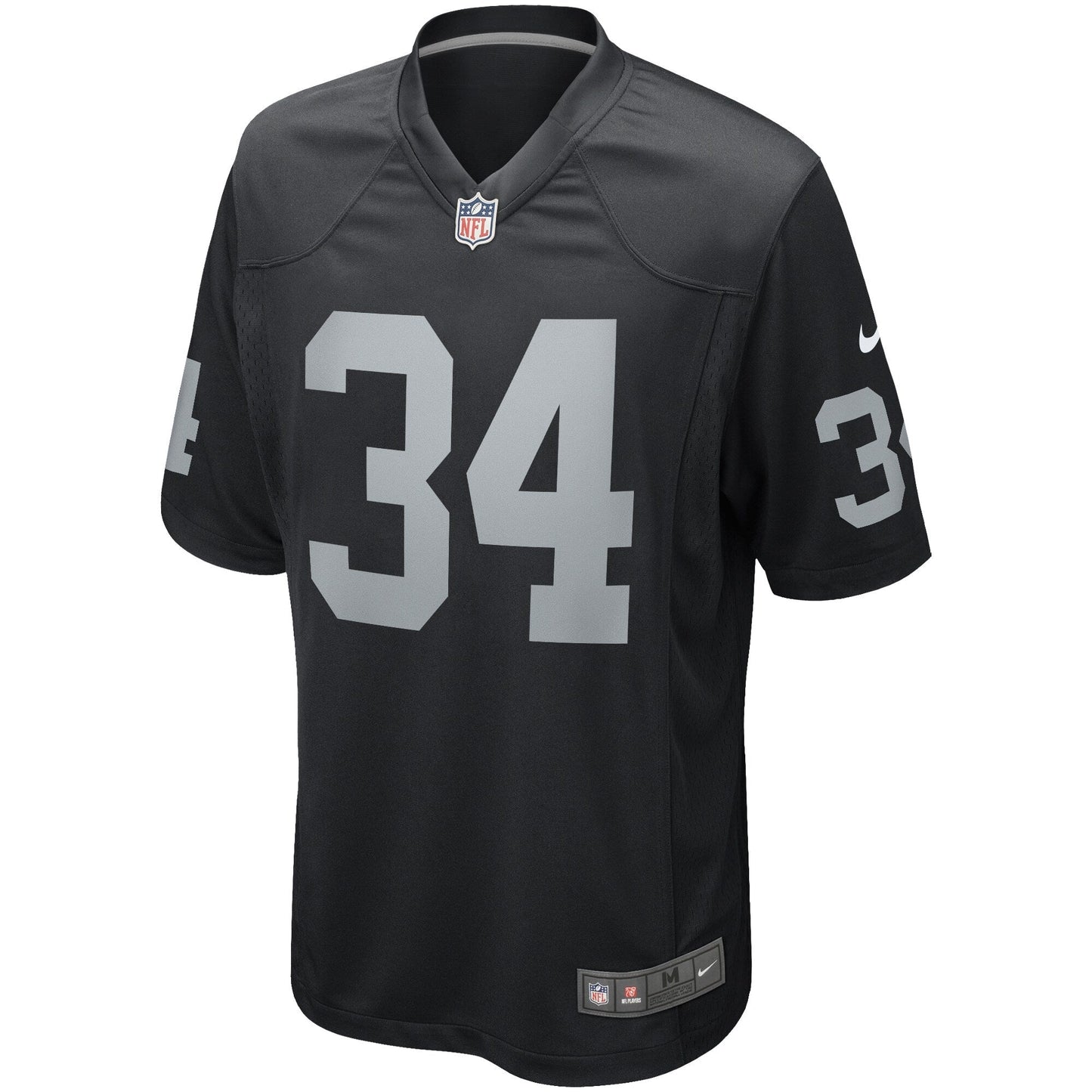 Bo Jackson Las Vegas Raiders Nike Game Retired   Jersey - Black