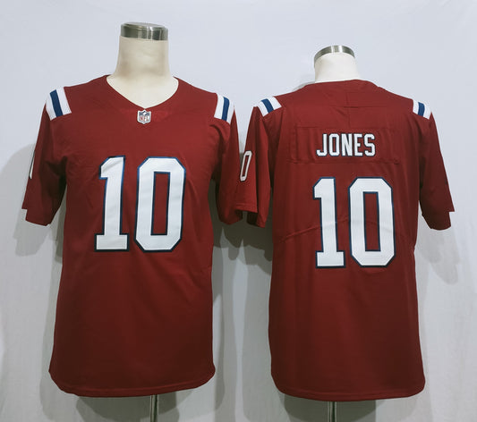 Men's New England Patriots Mac Jones #10 Red Game Jersey1