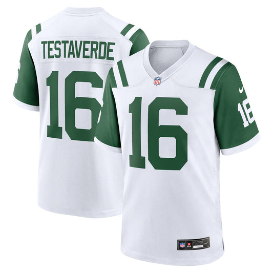 Vinny Testaverde New York Jets Nike Classic Alternate Retired   Game Jersey - White
