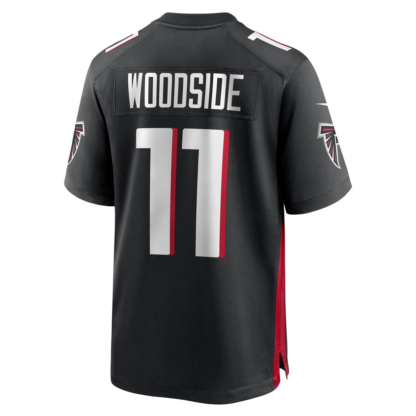 Logan Woodside Atlanta Falcons Nike Team Game Jersey -  Black