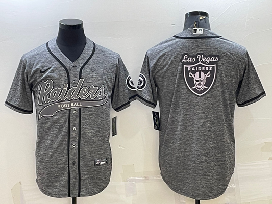 Men's Las Vegas Raiders Gray Player Jersey1