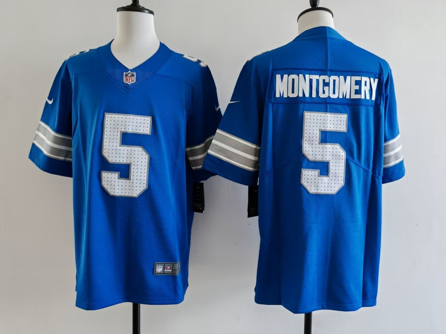 Men's Detroit Alex David Montgomery Jersey -  Blue
