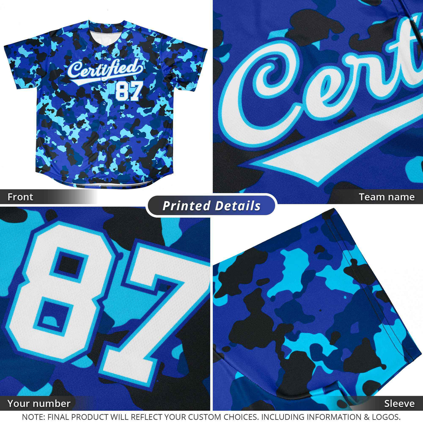 Custom Cream Light Blue-Light Gray Stripe Fashion Design Full Button Authentic Baseball Jersey