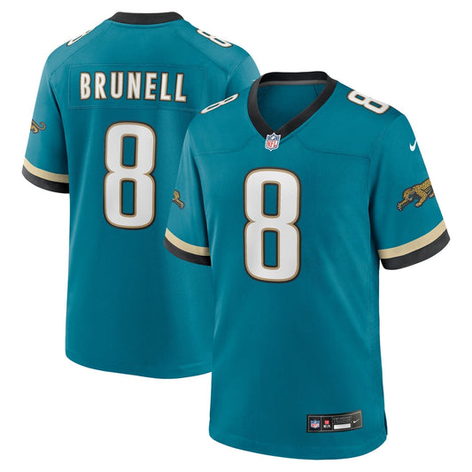 Mark Brunell Jacksonville Jaguars Nike Prowler Throwback Retired   Game Jersey - Teal