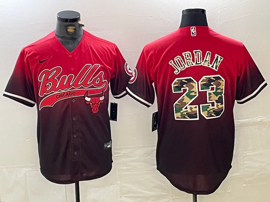 Men's Chicago Bulls Michael Jordan #23 Red City Connect Replica Player Jersey