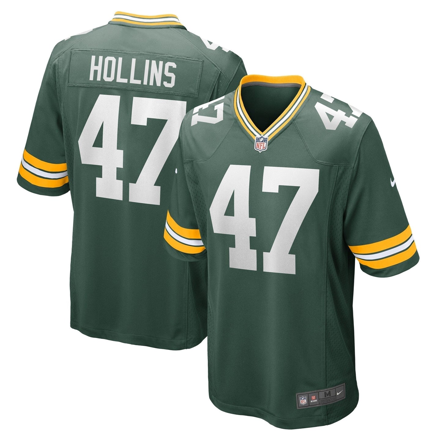 Justin Hollins Green Bay Packers Nike Home Game   Jersey - Green