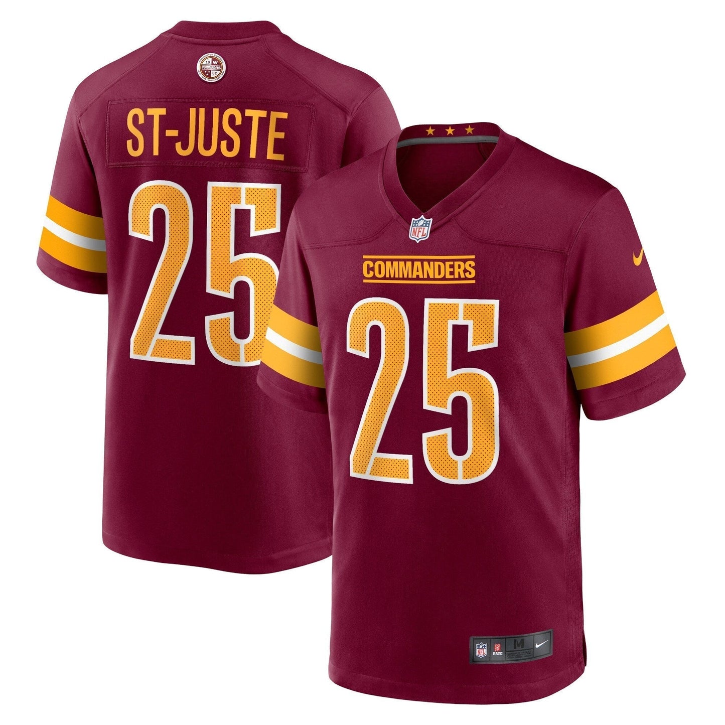 Benjamin St-Juste Washington Commanders Nike   Game Jersey - Burgundy