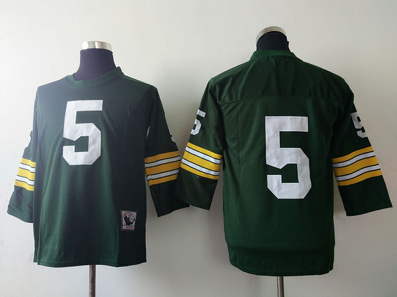 Men's Green Bay Packers Paul Hornung  Green Legacy Replica Player Jersey1