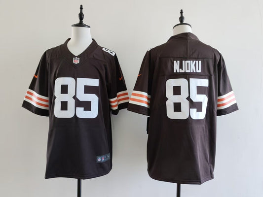 Men's Cleveland Browns David Njoku Jersey-Brown