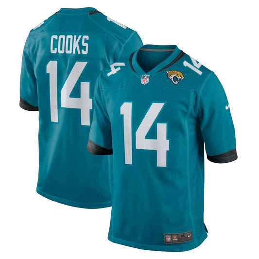 Elijah Cooks Jacksonville Jaguars Nike Team Game Jersey -  Teal