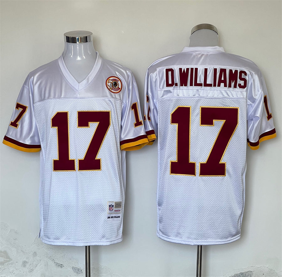Men's Washington Redskins Doug Williams  White Legacy Replica Jersey1