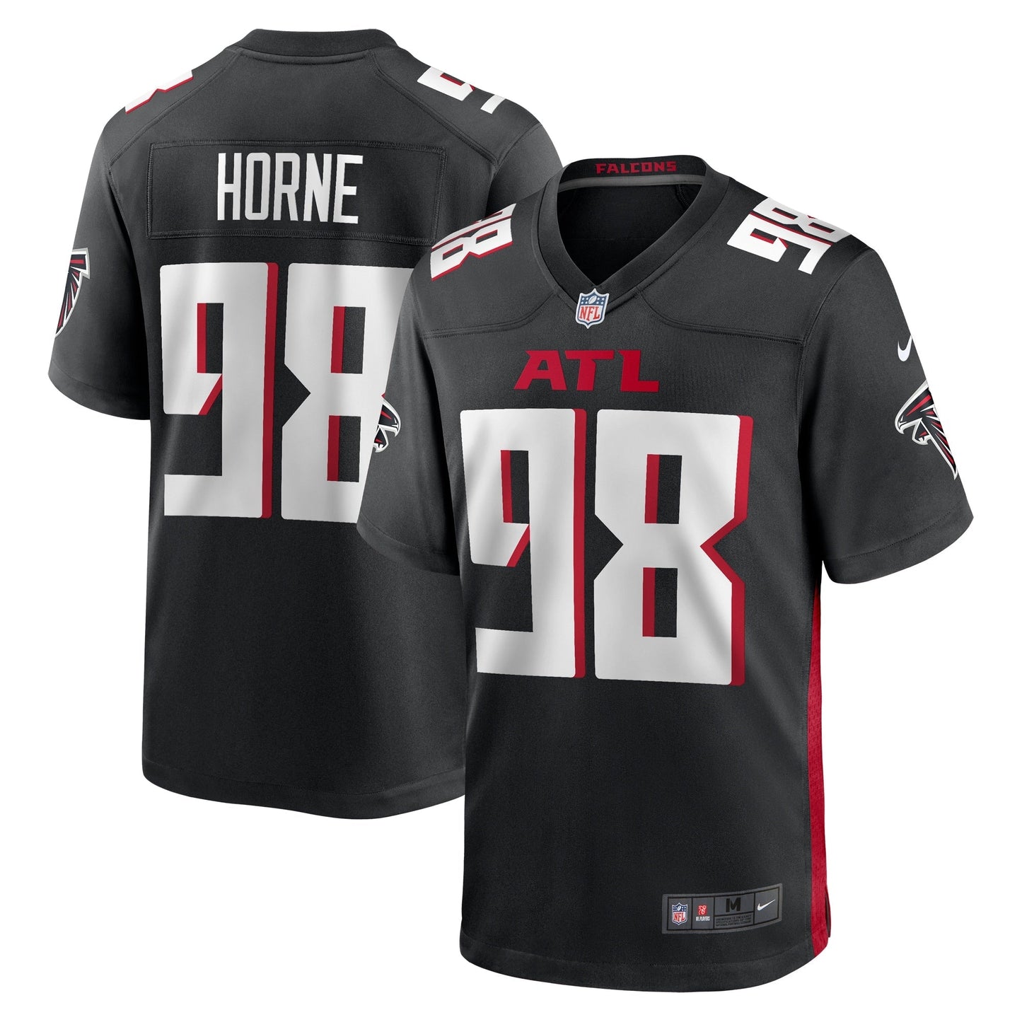 Timmy Horne Atlanta Falcons Nike Game   Jersey - { Black