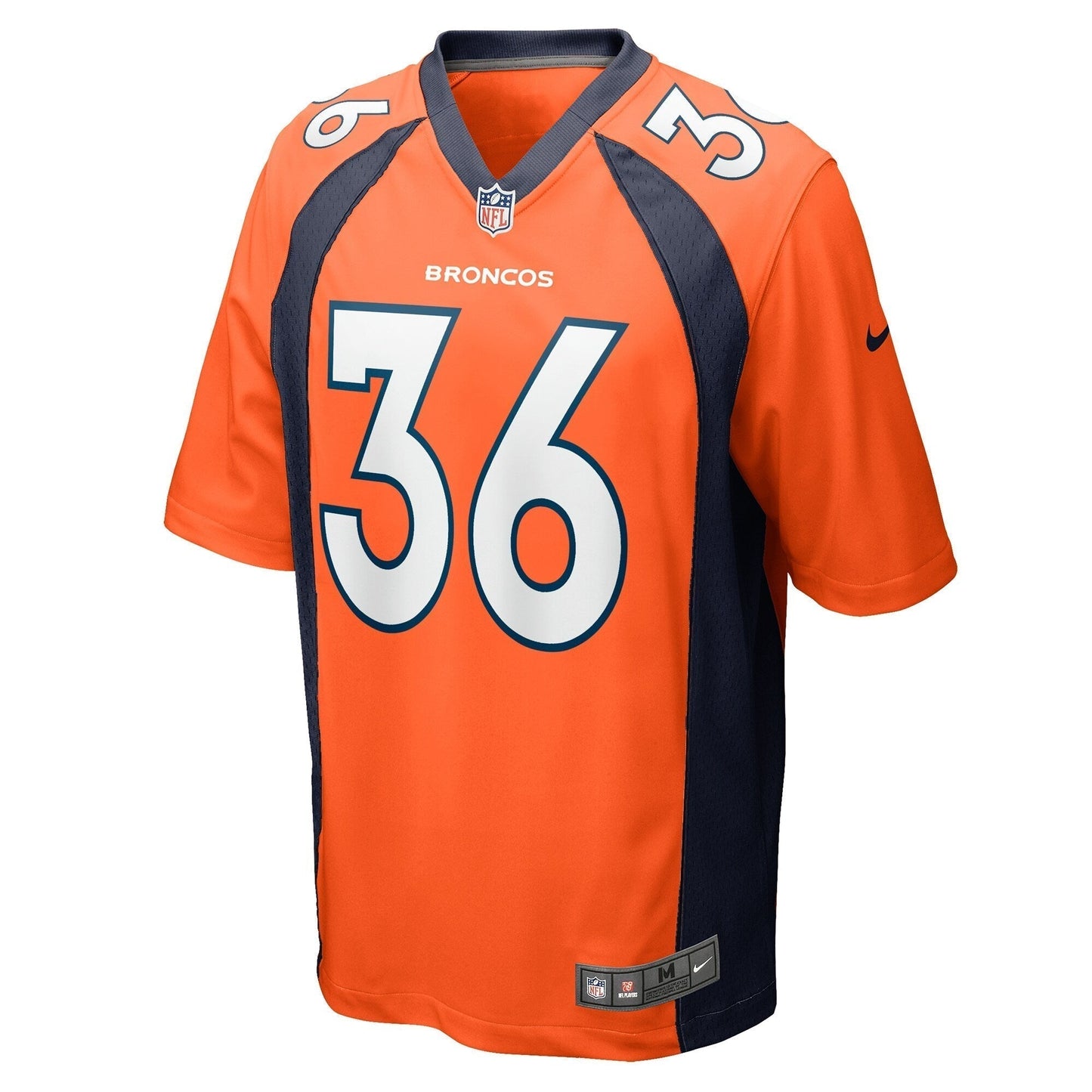 Tyler Badie Denver Broncos Nike Team Game Jersey -  Orange