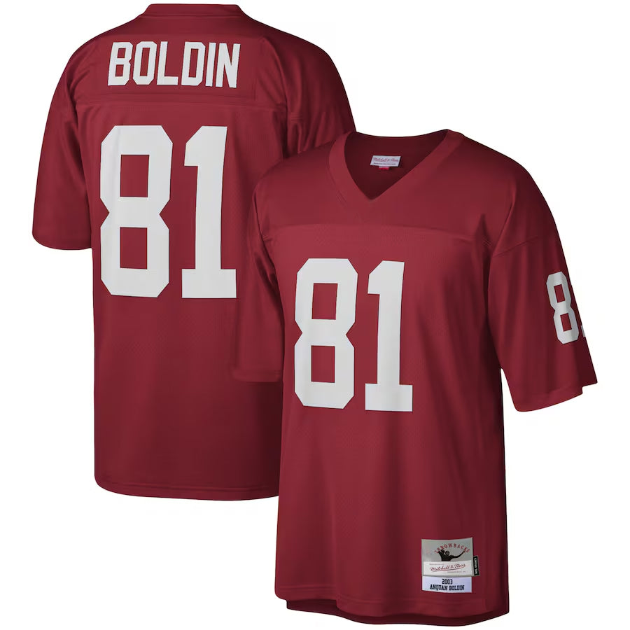 A.Cardinals #81 Anquan Boldin Player  Cardinal Legacy Replica Football Jerseys