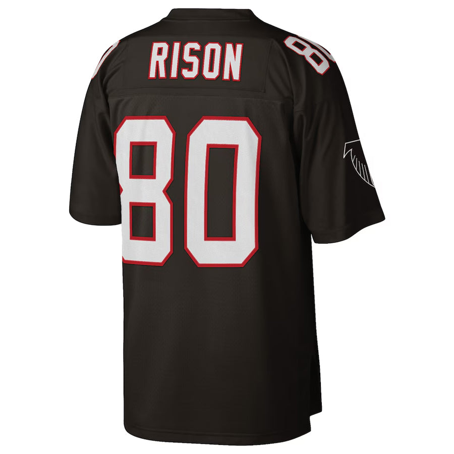 A.Falcons  #80 Andre Rison Black Legacy Replica Football Jerseys