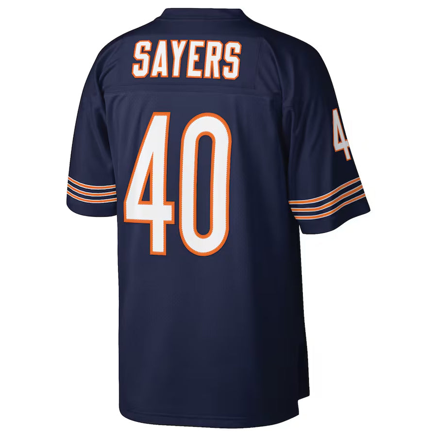 C.Bears #40 Gale Sayers Player  Gale Sayers Navy Legacy Replica Football Jerseys