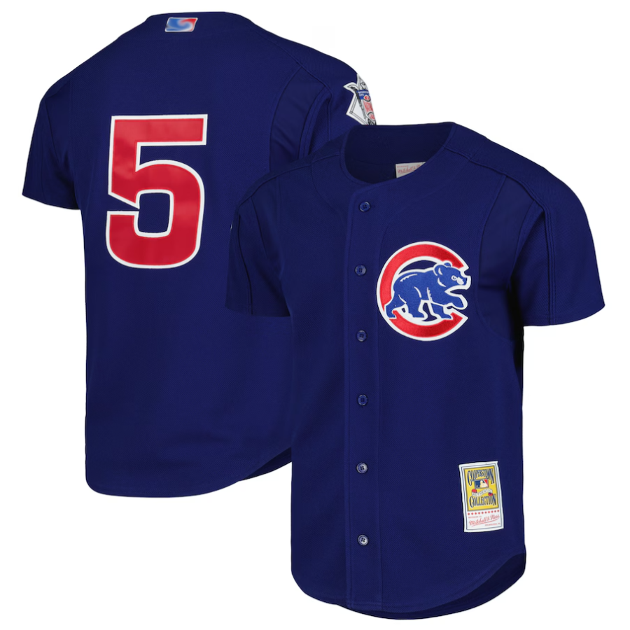 C.Cubs #5 Nomar Garciaparra  Royal Cooperstown Collection 2005 Batting Practice Baseball Jerseys