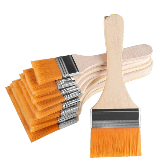 Industrial Grade Nylon Paint Brushes Artist Board for Oil Painting and Small Glue Paint Barbecue Cleaning Brushes