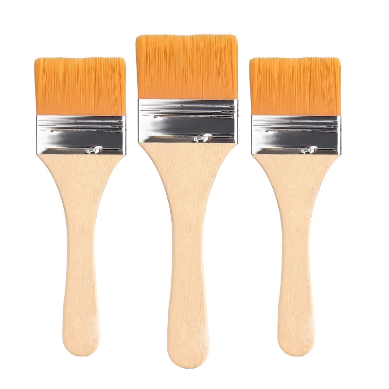 Industrial Grade Nylon Paint Brushes Artist Board for Oil Painting and Small Glue Paint Barbecue Cleaning Brushes