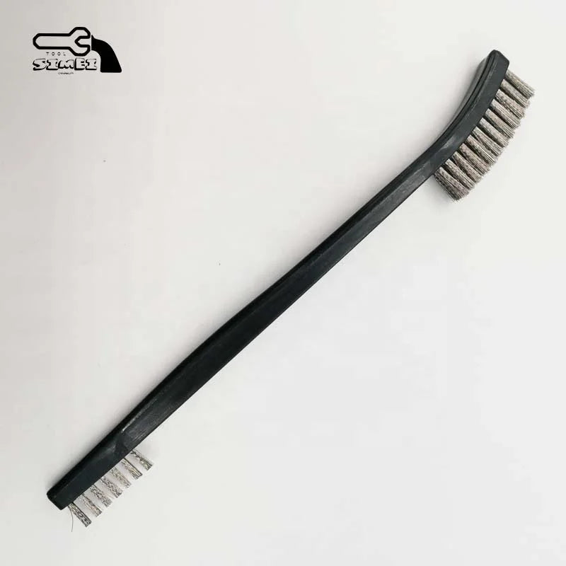 No.22S004 Industrial/DIY 3-Piece Double Ended Brush Set Stainless Steel/Nylon/Brass Wire for Cleaning