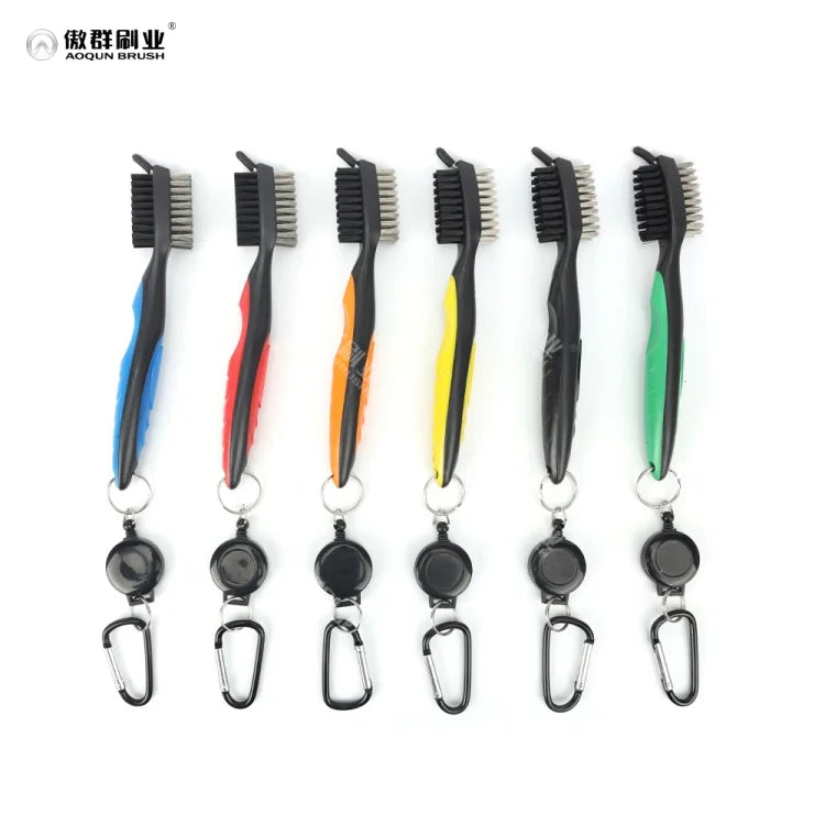 Industrial/DIY Grade Golf Metal Sharpener MK7 Water Brush Cleaner with Steel Wire OEM Customizable Golf Club Cleaner Brush
