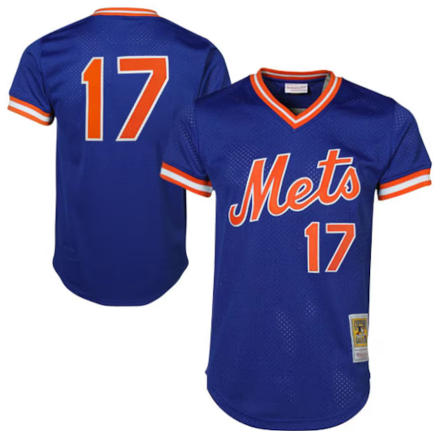 NY.Mets #17 Keith Hernandez Player  Royal Cooperstown Baseball Jerseys