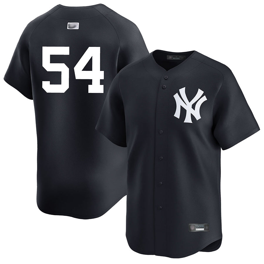 NY.Yankees #54 Max Fried Player Black Home Limited Baseball Jerseys