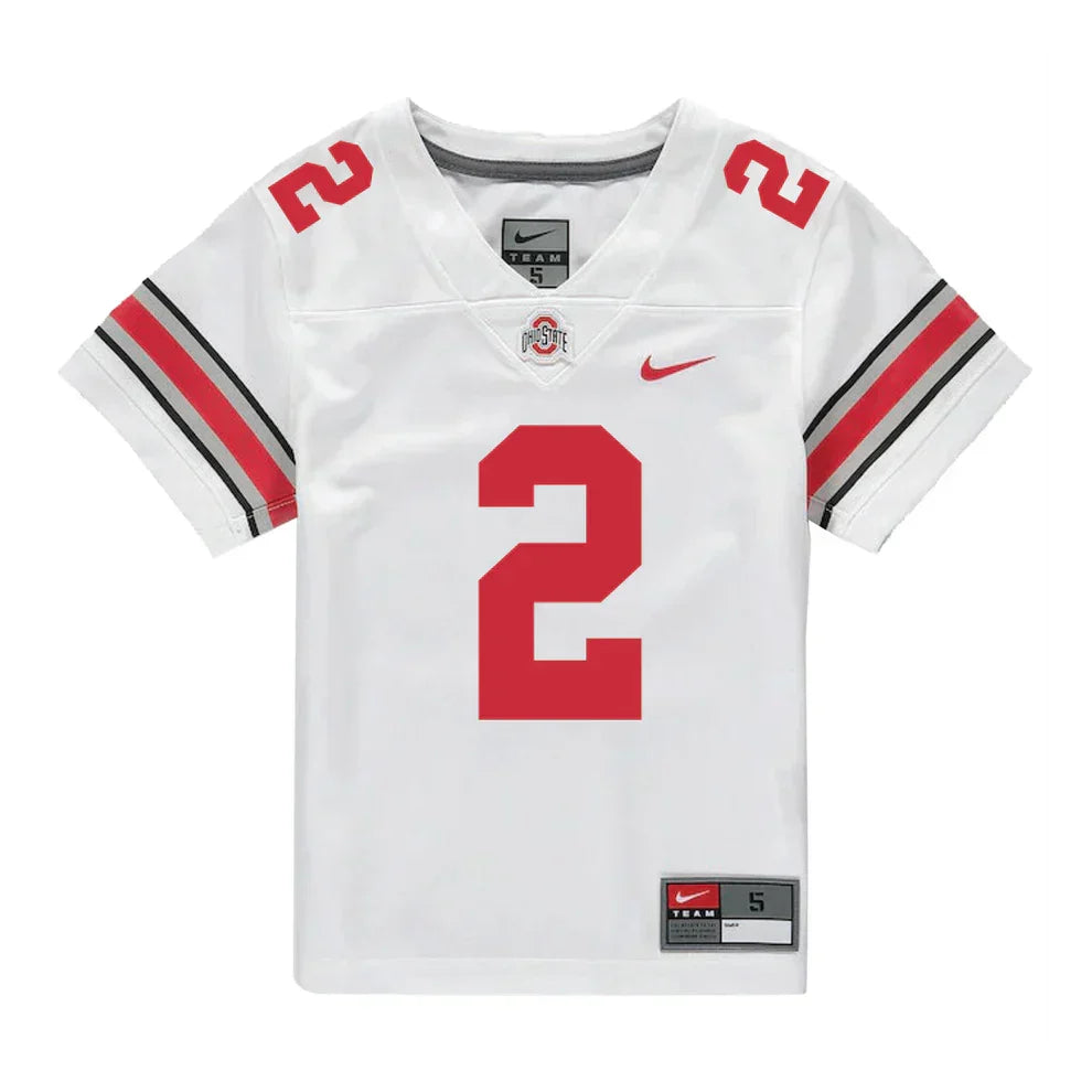 Caleb Downs Ohio State Buckeyes Jersey – White