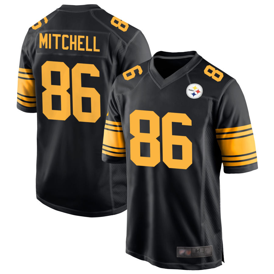 P.Steelers #86 Hines Ward Player Black Alternate Game Football Jerseys