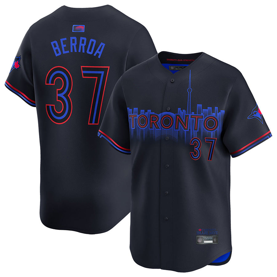 T.Blue Jays #37 Steward Berroa Player City Connect Limited Baseball Jerseys
