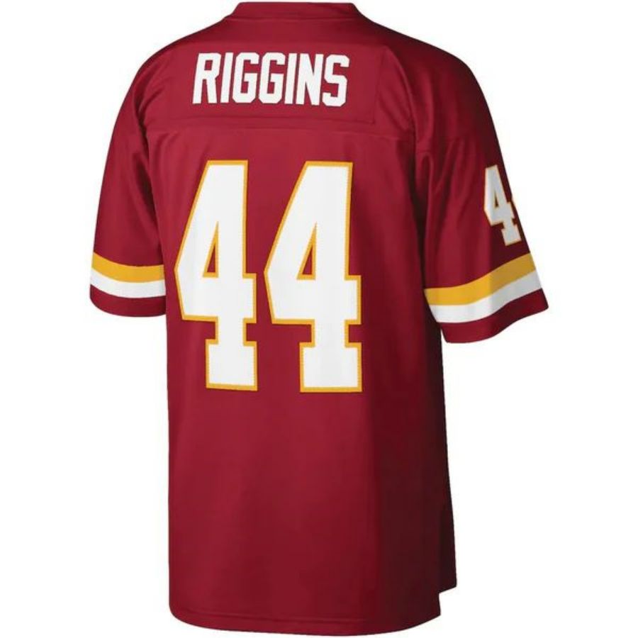 W.Commanders #44 John Riggins  Burgundy Legacy Replica Jersey Stitched American Football Jerseys
